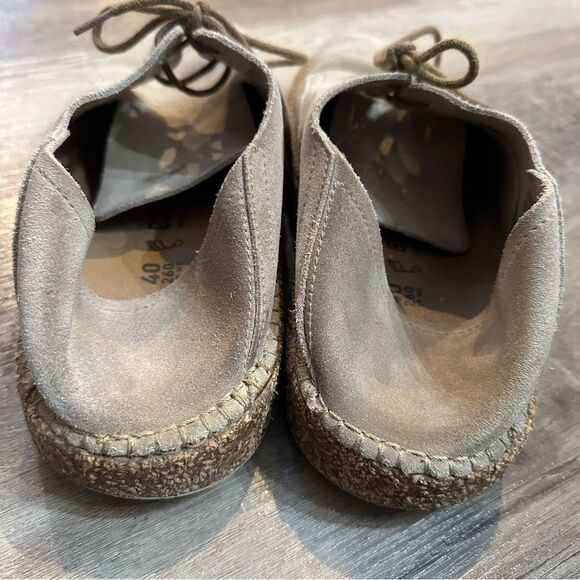 BIRKENSTOCK Oxford Shoe Women 9 Gary Suede Leather Ginger Convertible - Picture 7 of 13